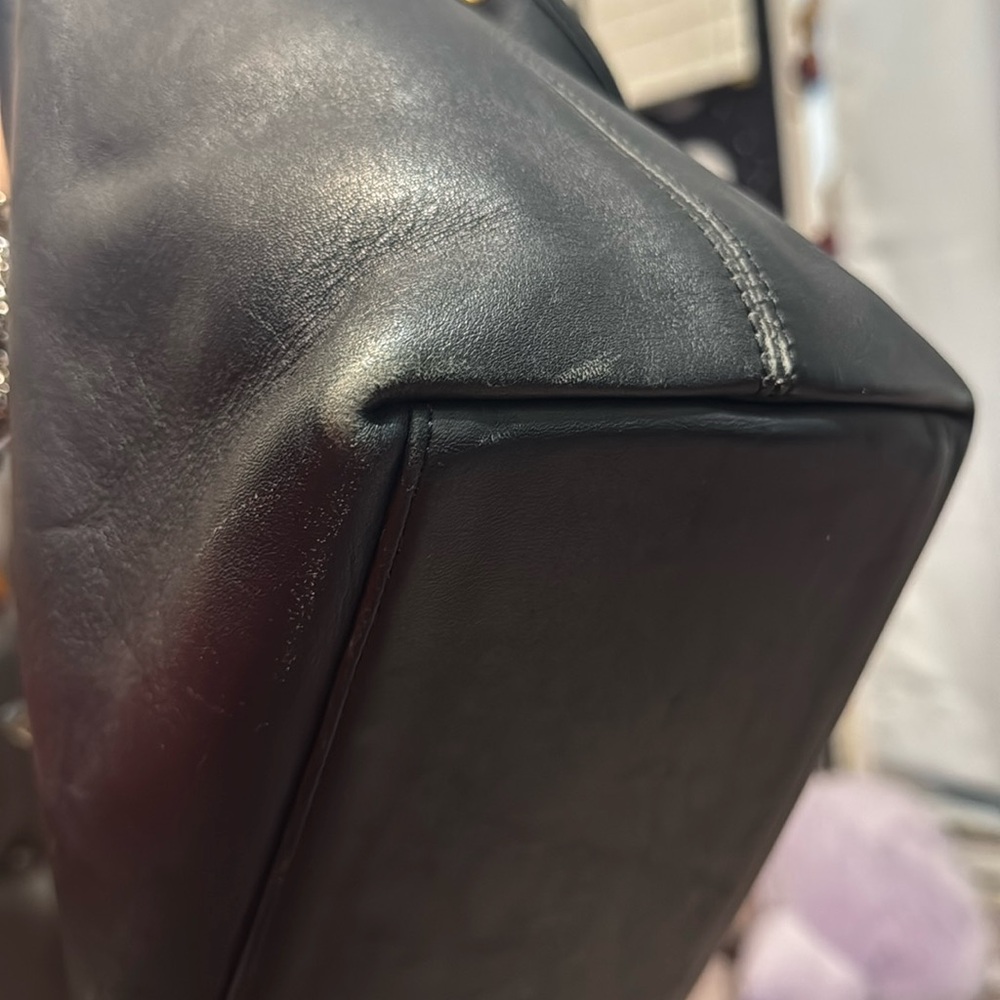 Coach Vintage legacy black leather bucket bag 9165 - Picture 9 of 17